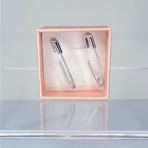 Safety Pin Edgy Earrings